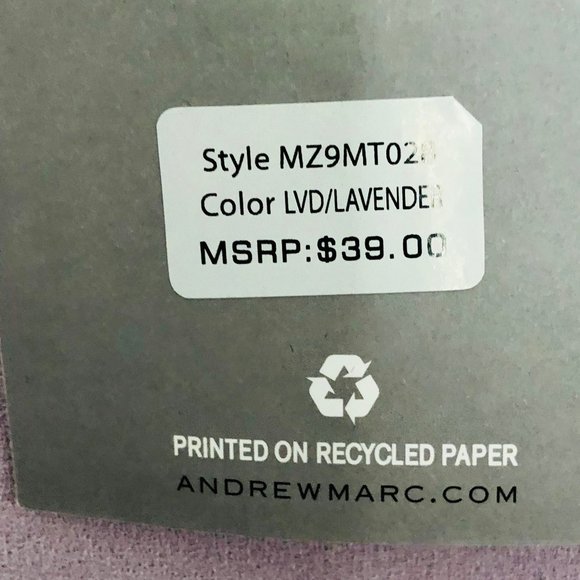 Lavender Blouse Marc New York Beautiful Sleeves - Picture 4 of 5